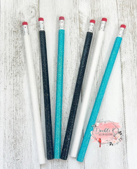 Marlins Glittered Pencils